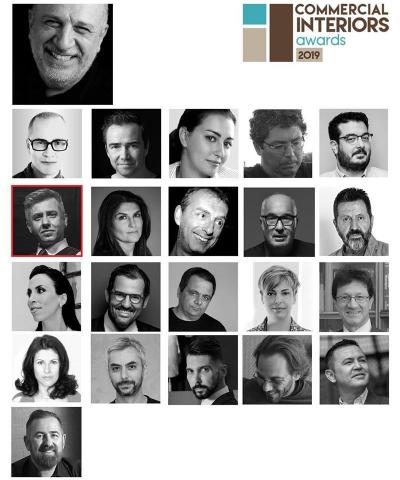 COSTAS GAGOS AS A MEMBER OF THE JURY OF THE COMMERCIAL INTERIORS AWARDS 2019 | ATHENS